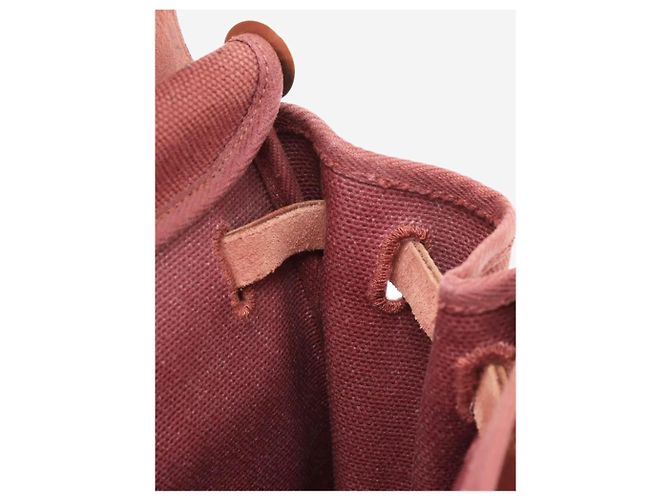 Hermès Herbag MM vintage 2001 bordeaux Marrone - vista 10