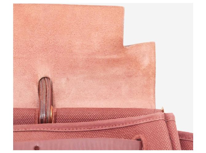 Hermès Herbag MM vintage 2001 bordeaux Marrone - vista 11