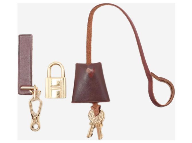 Hermès Herbag MM vintage 2001 bordeaux Marrone - vista 14