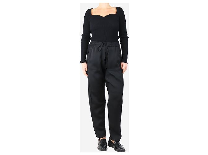 Autre Marque Pantalones negros - talla UK 14 - vista 2