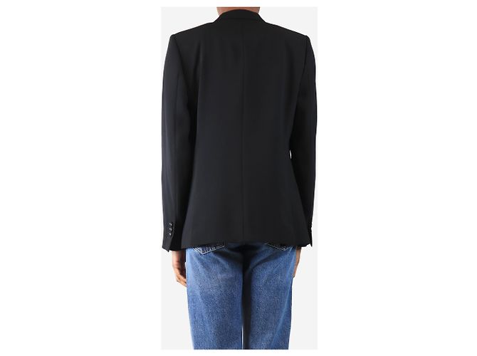 The Kooples Schwarze Marta Crepe-Jacke - Größe UK 8 - Ansicht 2