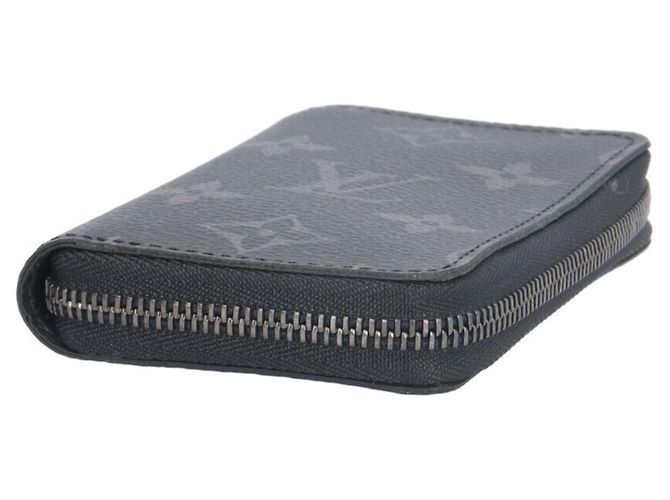 Portafoglio Zippy Vertical Monogram Eclipse Louis Vuitton Nero Monogramma - vista 4