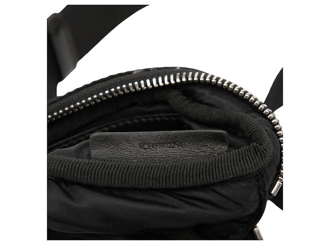 Belt bag in nylon con stampa zebra bianca e logo Burberry Bianco - vista 5