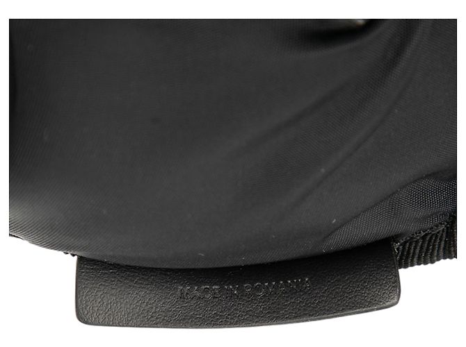 Belt bag in nylon con stampa zebra bianca e logo Burberry Bianco - vista 7