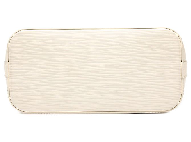 Louis Vuitton Lockit Vertical Bianco in Epi - vista 3
