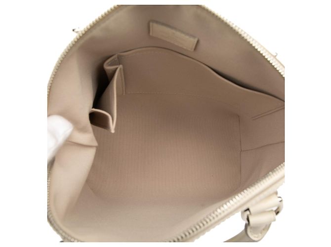 Louis Vuitton Lockit Vertical Bianco in Epi - vista 4