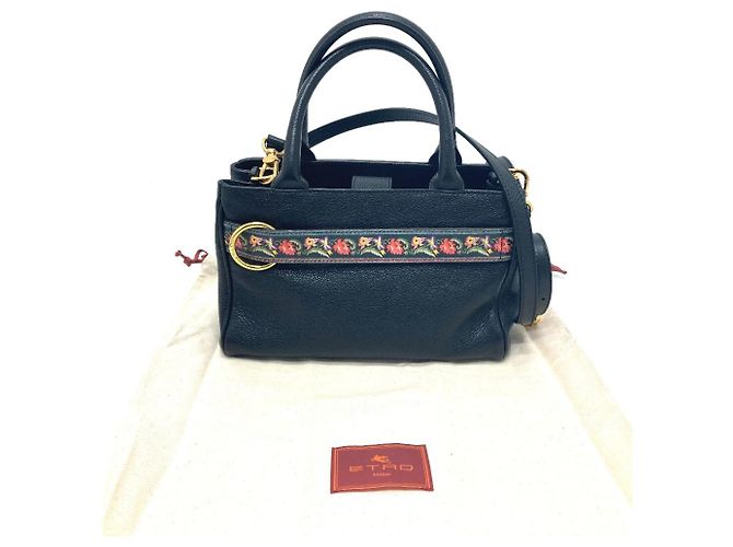Bolso de hombro de cuero con estampado floral ETRO - vista 13
