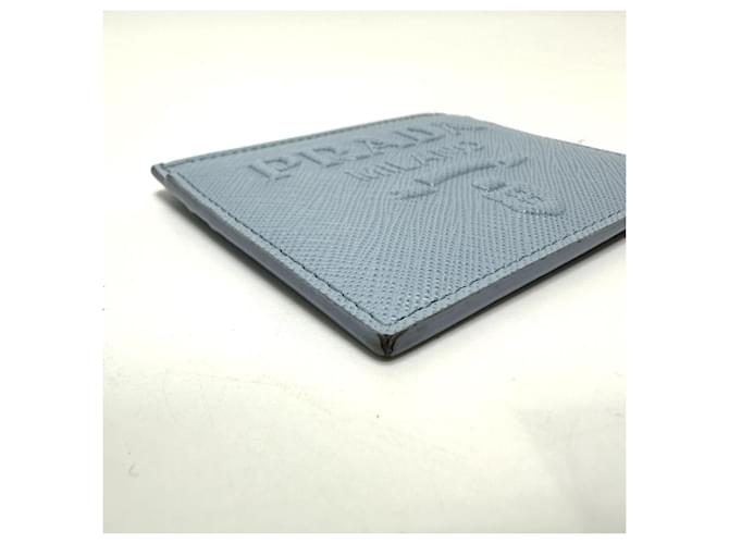 Saffiano Prada Hellblauer Reisepasshalter - Ansicht 4