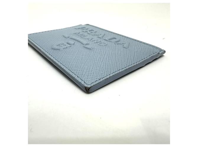 Saffiano Prada Hellblauer Reisepasshalter - Ansicht 5