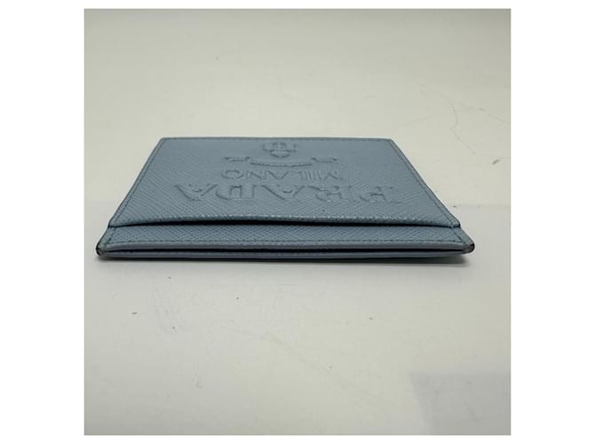 Saffiano Prada Hellblauer Reisepasshalter - Ansicht 7