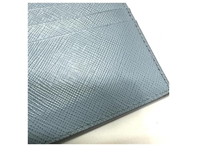 Saffiano Prada Hellblauer Reisepasshalter - Ansicht 8