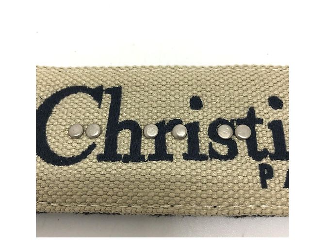 Medaglione con logo Dior Oblique e tracolla Christian Dior Blu navy - vista 12