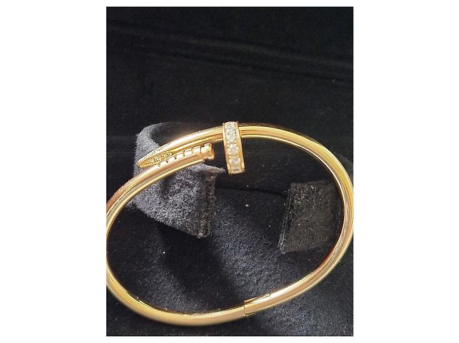 Cartier Pulseira Juste un Clou Clássica, Diamantes. Amarelo - vista 3