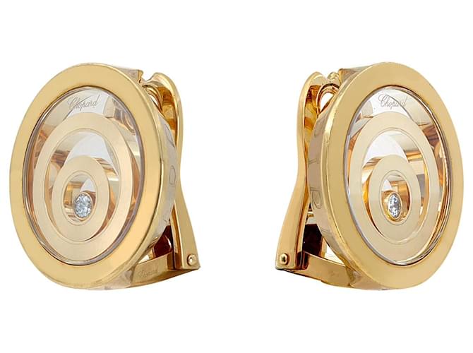 Orecchini Chopard Happy Spirit Oro Giallo - vista 2