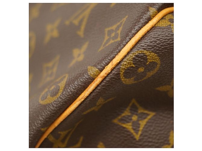 Borsa Boston Keepall Bandoulière 50 Monogram Louis Vuitton Marrone - vista 11
