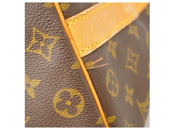 Borsa Boston Keepall Bandoulière 50 Monogram Louis Vuitton Marrone - vista 14