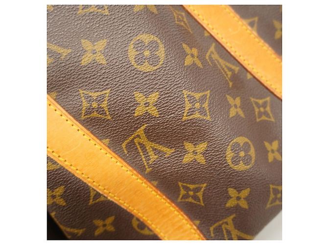Borsa Boston Keepall Bandoulière 50 Monogram Louis Vuitton Marrone - vista 16