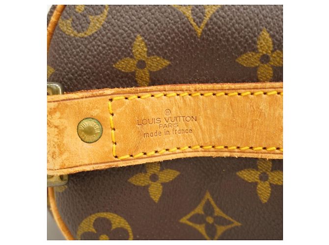 Borsa Boston Keepall Bandoulière 50 Monogram Louis Vuitton Marrone - vista 5