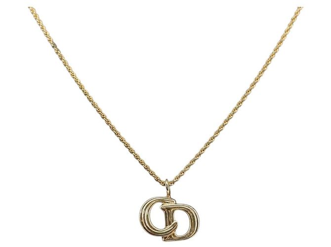 Collana Pendente CD Christian Dior Metallo - vista 3