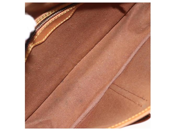 Louis Vuitton Sac Gibeciere Messenger Bag Monogram Canvas PM Braun - Ansicht 5
