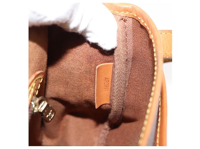 Louis Vuitton Sac Gibeciere Messenger Bag Monogram Canvas PM Braun - Ansicht 7