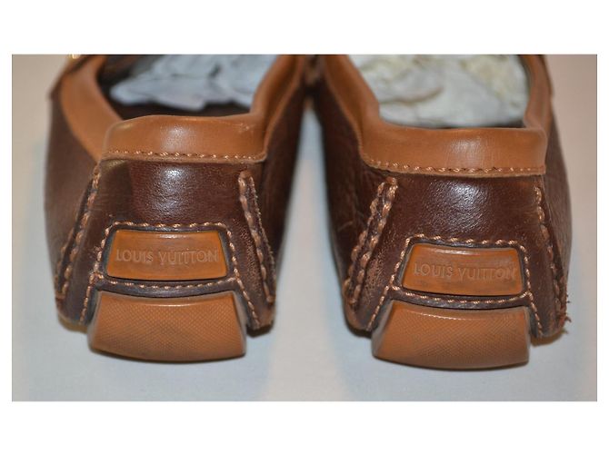 Louis Vuitton mocassini Marrone - vista 3