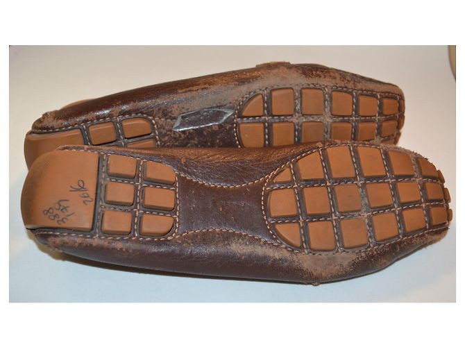 Louis Vuitton mocassini Marrone - vista 4