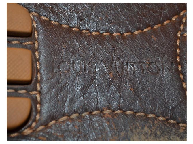 Louis Vuitton mocassini Marrone - vista 5