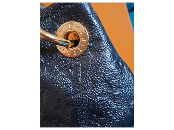 Borsa a mano Louis Vuitton Artsy in pelle nera Nero - vista 4