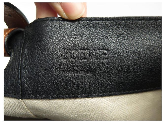 BORSA LOEWE V BUCKET 303.30.N14 PELLE CAMMELLO BORSA A SPALLA - vista 14