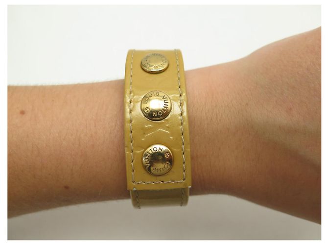 BRACCIALE LOUIS VUITTON VIP LV CUP AUCKLAND 2001 CUOIO MONOGRAMMA LUCIDO BEIGE - vista 13