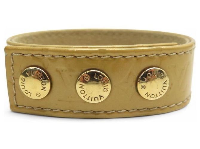 BRACCIALE LOUIS VUITTON VIP LV CUP AUCKLAND 2001 CUOIO MONOGRAMMA LUCIDO BEIGE - vista 2