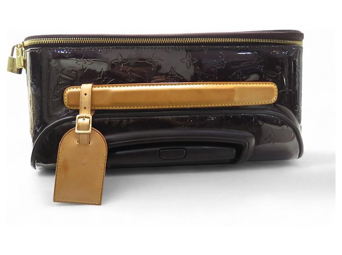 LOUIS VUITTON PEGASE 50 MONOGRAM AMARANTE LACKLEDER TROLLEY Bordeaux - Ansicht 5