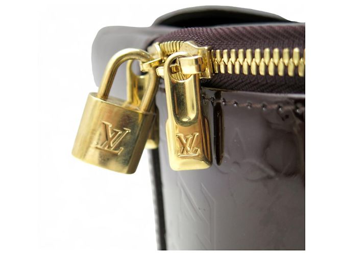 LOUIS VUITTON PEGASE 50 MONOGRAM AMARANTE LACKLEDER TROLLEY Bordeaux - Ansicht 8