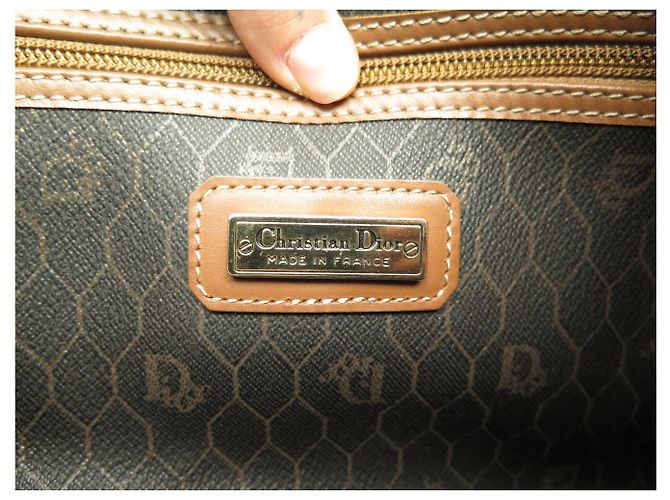 BORSA DA VIAGGIO A MANO CHRISTIAN DIOR 45 IN CANVAS A NIDO D'APE - vista 14