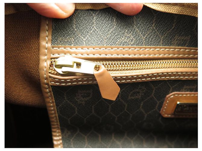 BORSA DA VIAGGIO A MANO CHRISTIAN DIOR 45 IN CANVAS A NIDO D'APE - vista 15