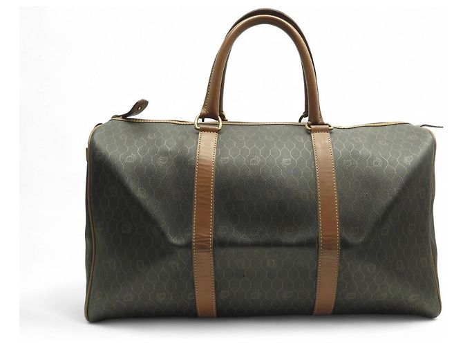 BORSA DA VIAGGIO A MANO CHRISTIAN DIOR 45 IN CANVAS A NIDO D'APE - vista 2