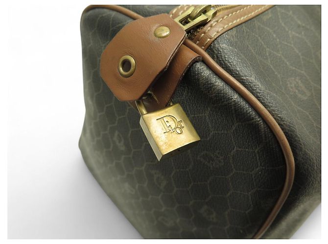 BORSA DA VIAGGIO A MANO CHRISTIAN DIOR 45 IN CANVAS A NIDO D'APE - vista 5
