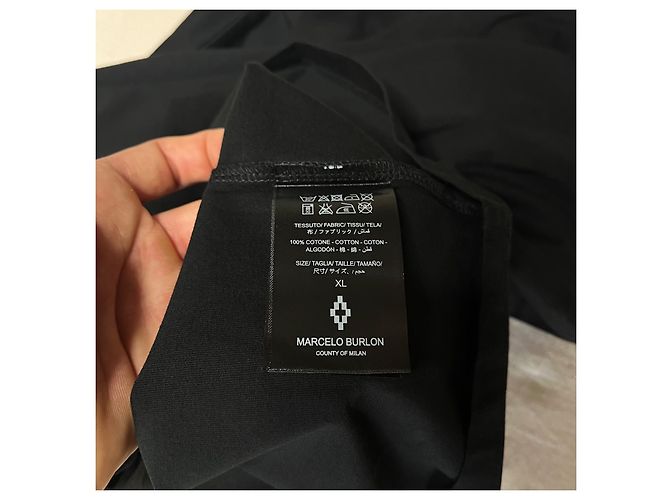 Autre Marque Tshirt Marcelo burlon Preto - vista 4