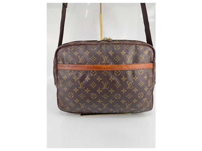 Borsa messenger GM Louis Vuitton in pelle marrone 290 - vista 3