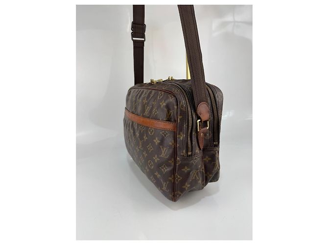 Borsa messenger GM Louis Vuitton in pelle marrone 290 - vista 8