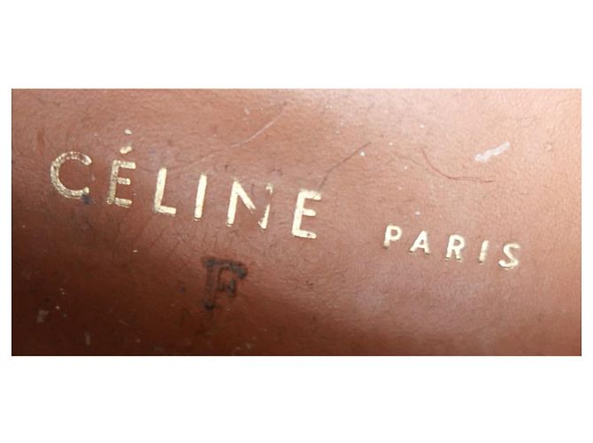 Céline x Phoebe Philo Schnürschuhe mit Absatz Resort 2015 Schwarz - Ansicht 6
