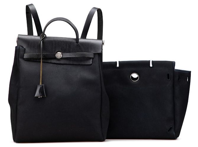Zaino/borsa Hermès Airbag Ad PM Nero - vista 10