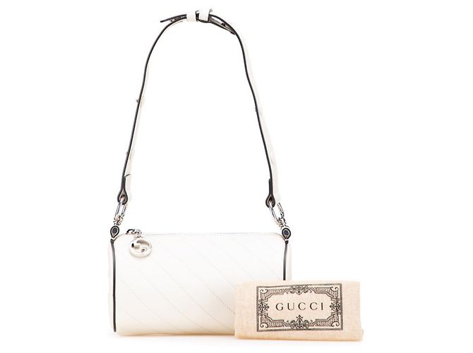 Borsa a Spalla Mini Blondie di Gucci Bianco - vista 10