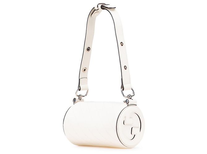 Borsa a Spalla Mini Blondie di Gucci Bianco - vista 2