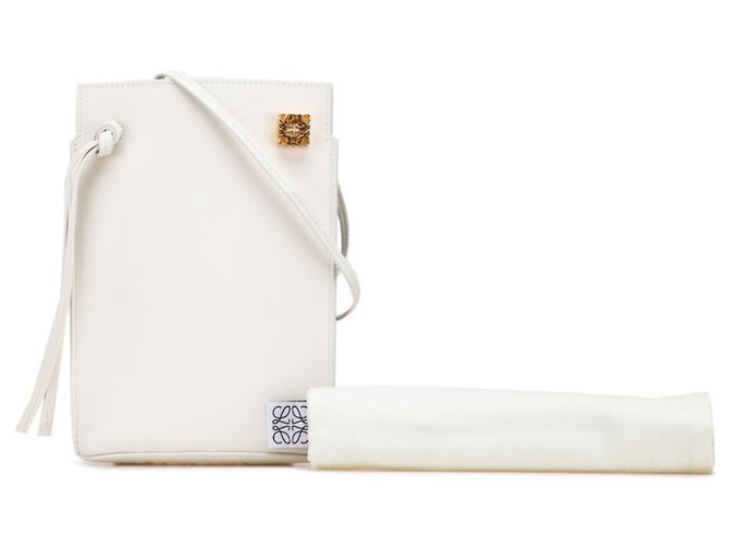 Borsa a tracolla Loewe Anagram Dice Pocket Bianco sporco - vista 11
