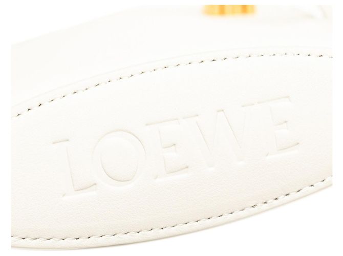 Borsa a tracolla Loewe Anagram Dice Pocket Bianco sporco - vista 5