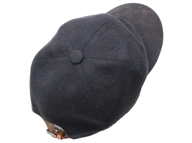 Cappello Essenziale Monogram Louis Vuitton Nero - vista 6