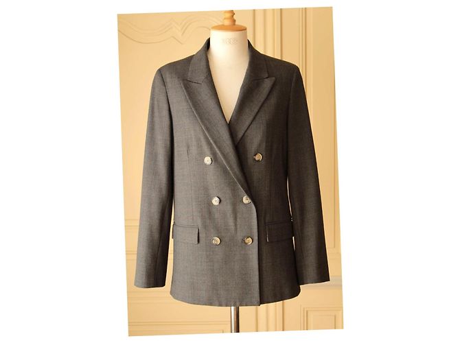 Chaqueta Cruzada Gerard Darel Castaño - vista 2