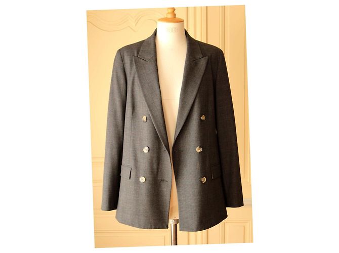 Chaqueta Cruzada Gerard Darel Castaño - vista 3